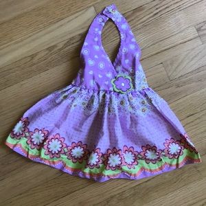 Blueberi Boulevard baby summer halter dress